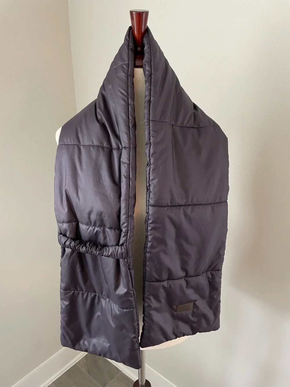 Ugg Puff Scarf Plum Packable All Weather Purple